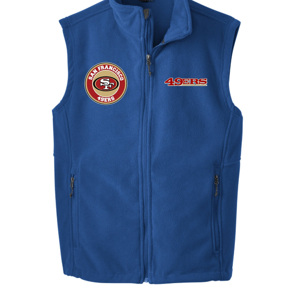 49ERS FAN FLEECE VEST - One Spot Deals