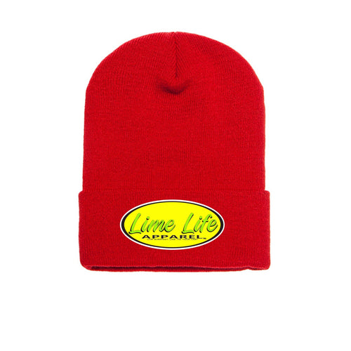 BEANIE LIME LIFE LOGO - One Spot Deals