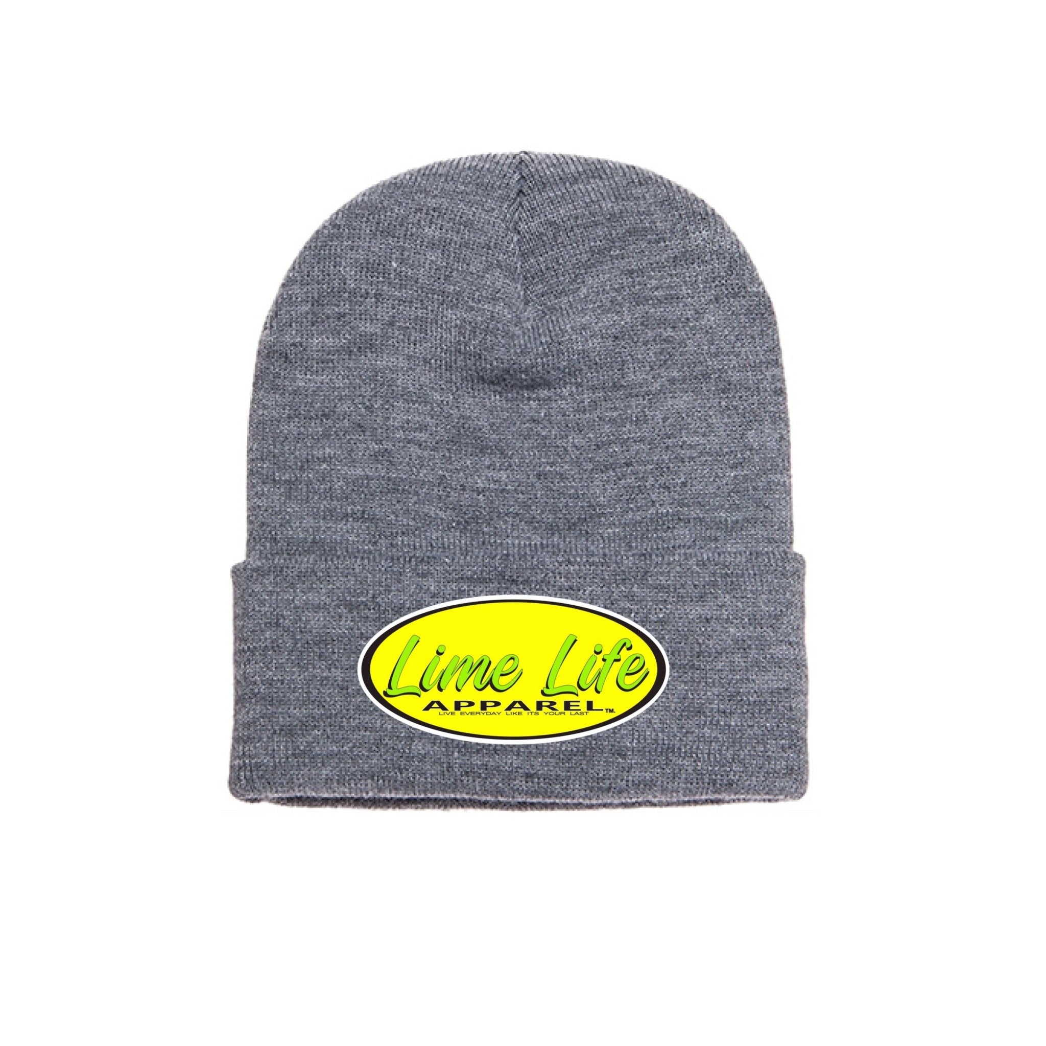 BEANIE LIME LIFE LOGO - One Spot Deals