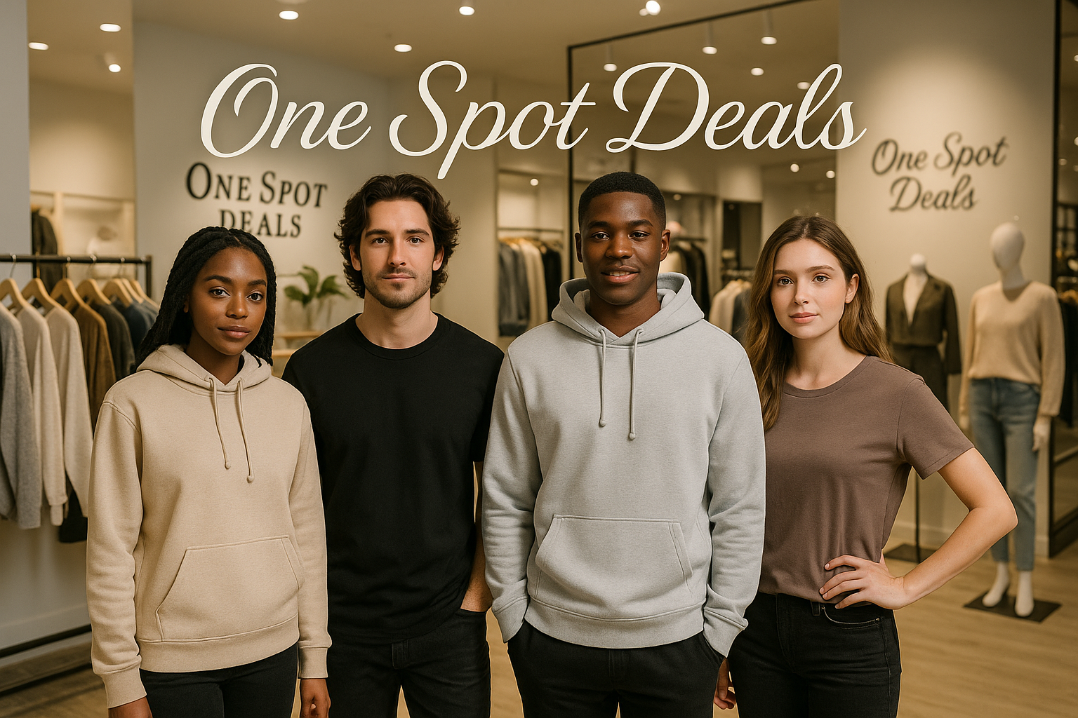 change the background to a fashion store