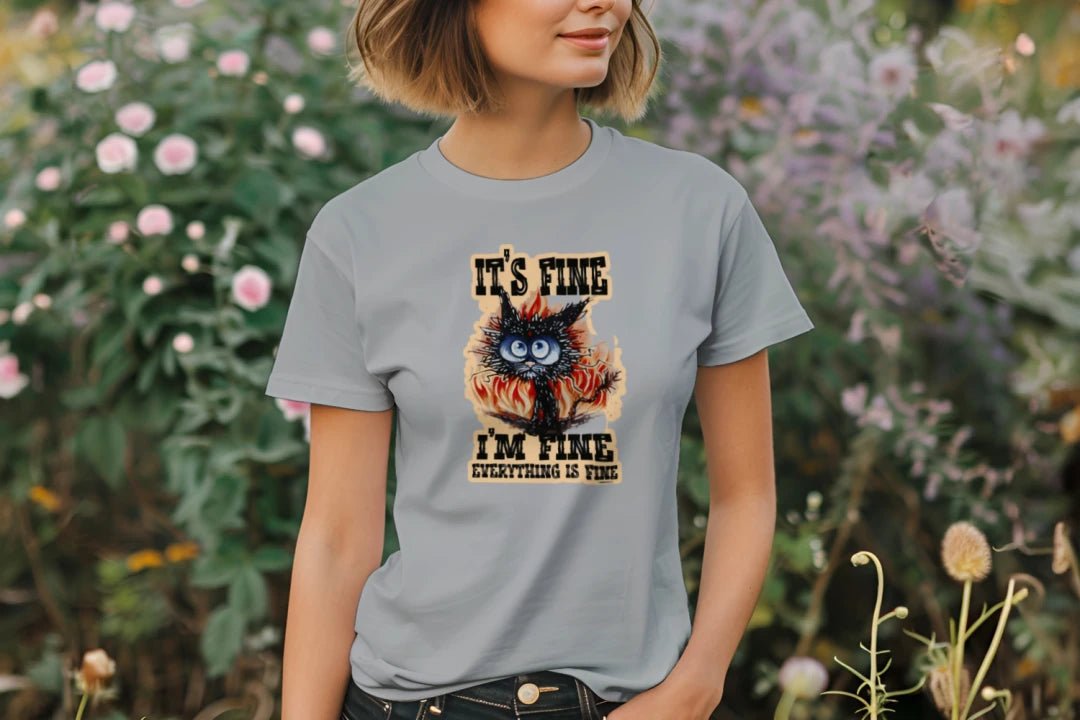 Everything is fine Cat - One Spot Deals
