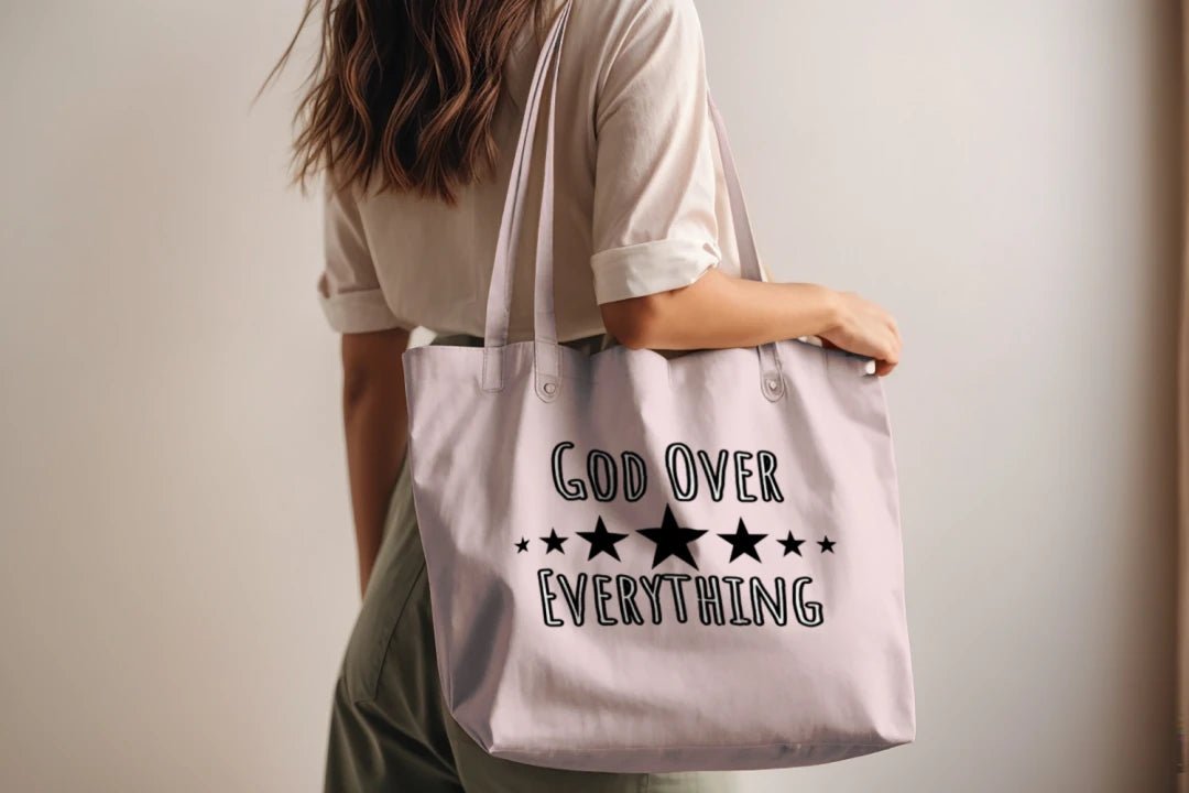 GOD OVER EVERYTHING BAG - One Spot Deals