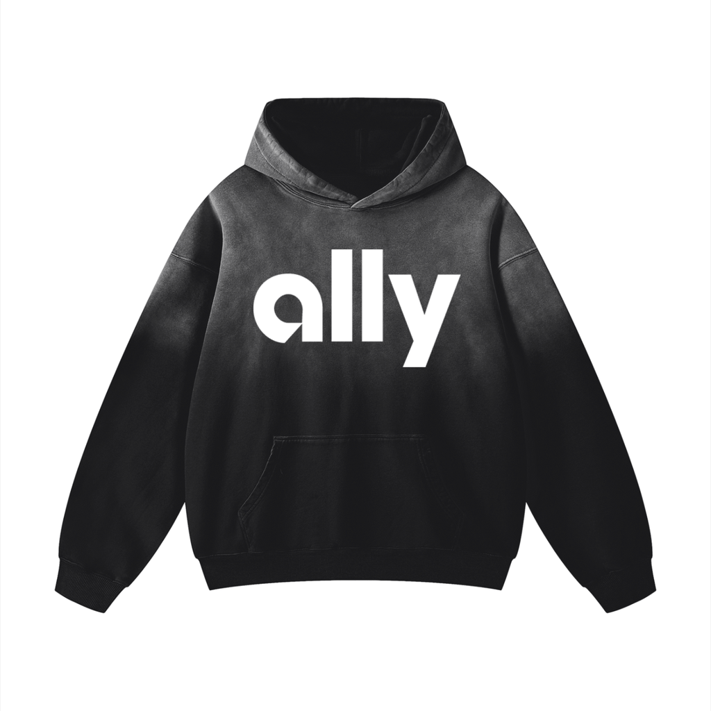 Heavyweight Sunfade Oversized Hoodie - One Spot Deals