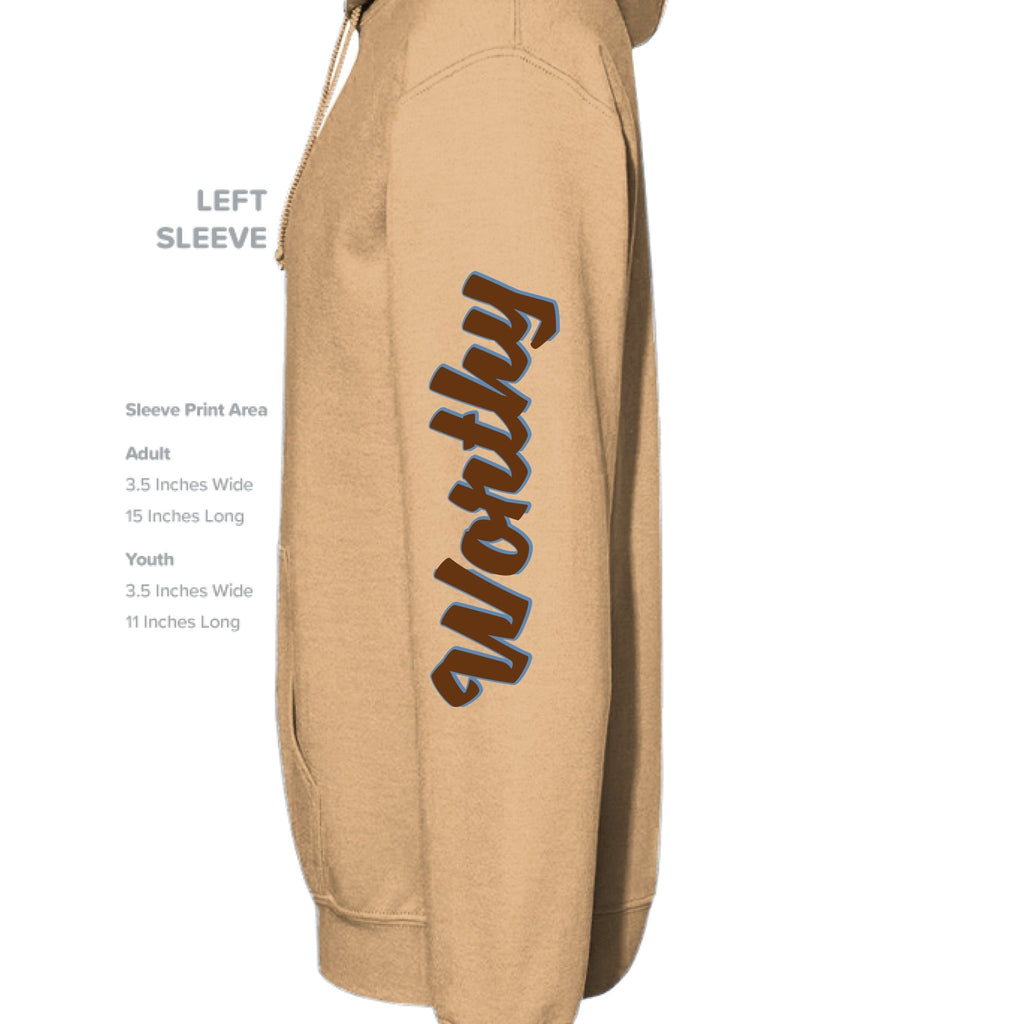 I'M WORTHY WOMENS HOODIE - One Spot Deals