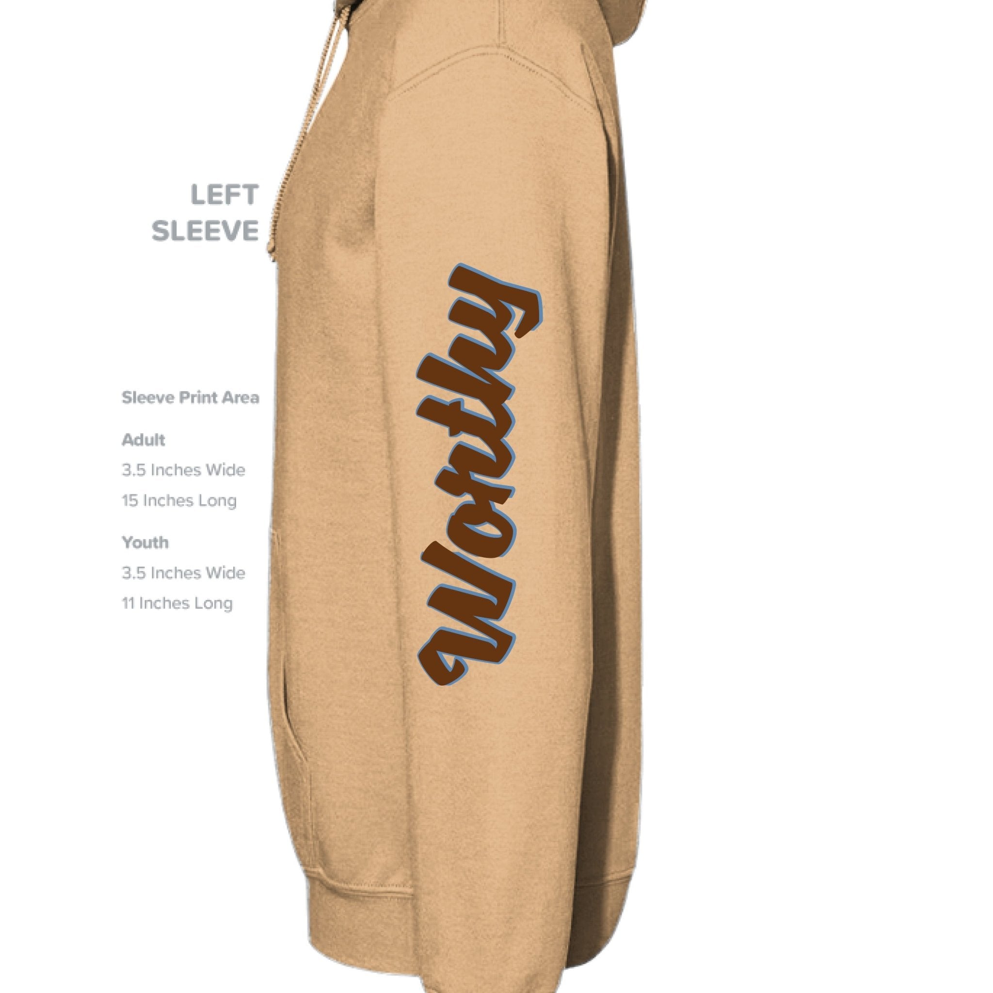 I'M WORTHY WOMENS HOODIE - One Spot Deals