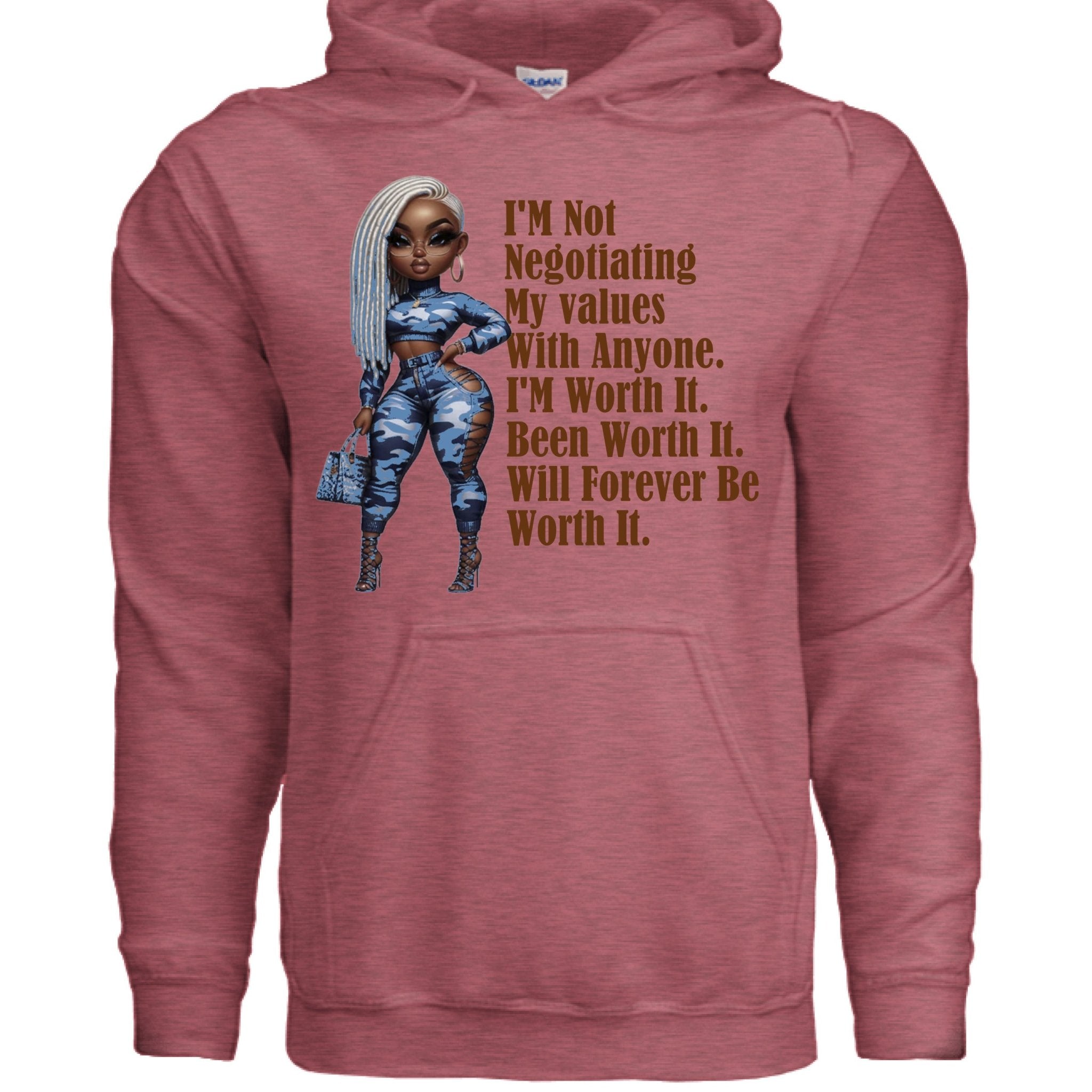 I'M WORTHY WOMENS HOODIE - One Spot Deals