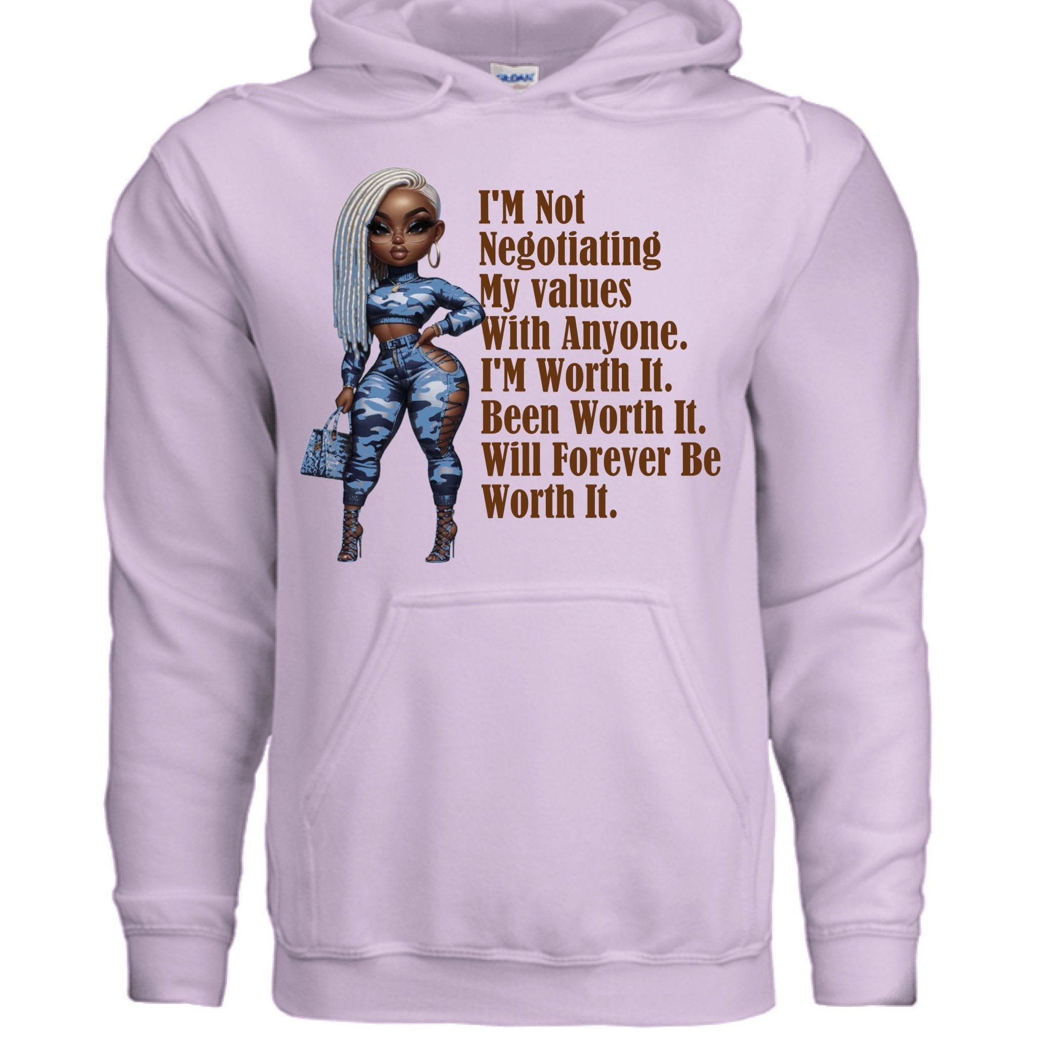 I'M WORTHY WOMENS HOODIE - One Spot Deals