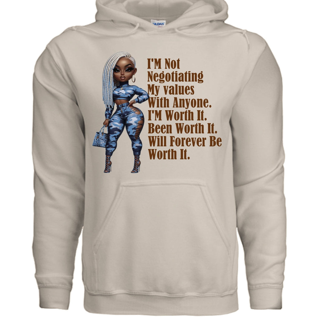 I'M WORTHY WOMENS HOODIE - One Spot Deals