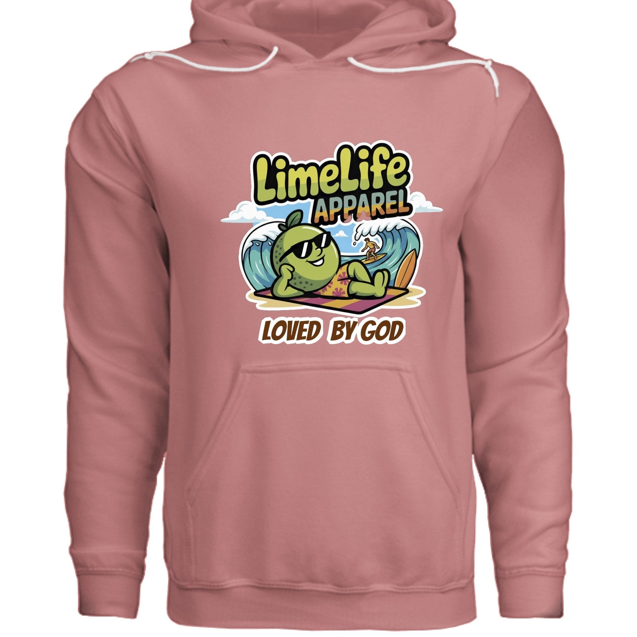 LIME LIFE APPAREL SURF LOGO HOODIE - One Spot Deals