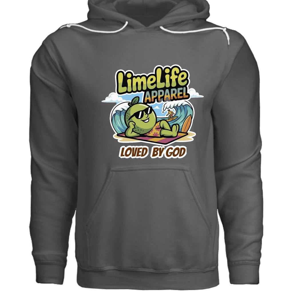 LIME LIFE APPAREL SURF LOGO HOODIE - One Spot Deals