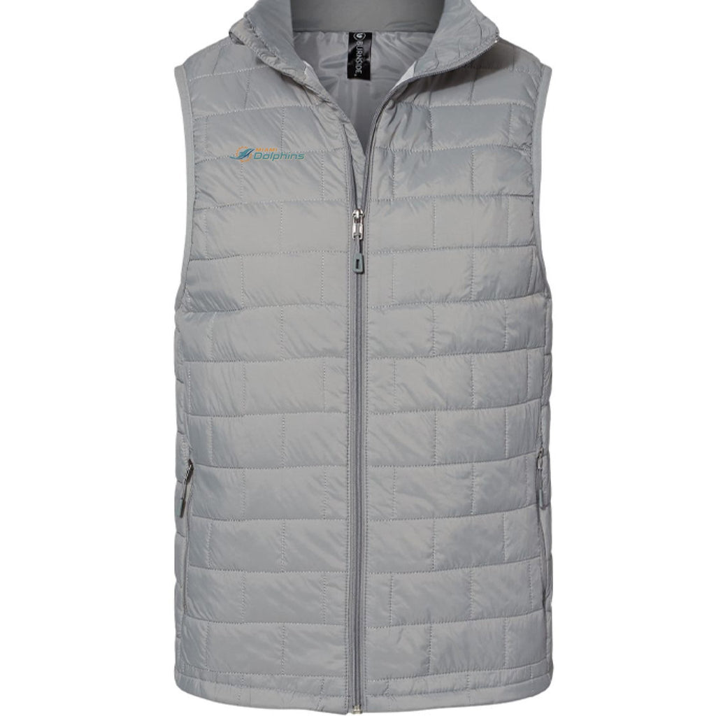 MIAMI DOLPHINS PUFFER VEST - One Spot Deals