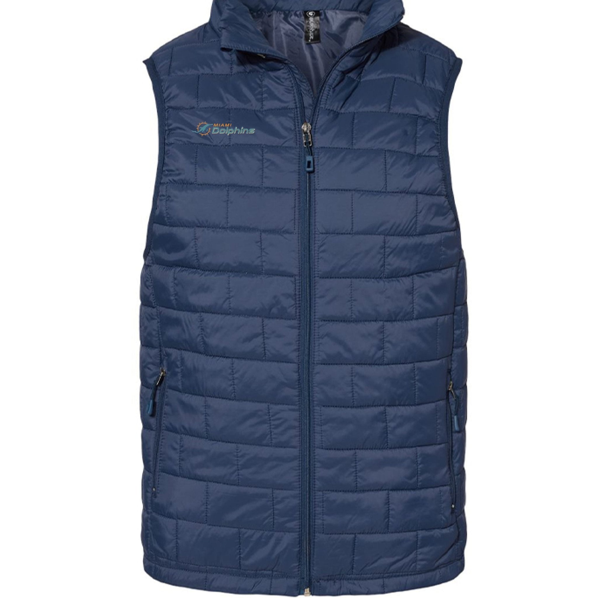 MIAMI DOLPHINS PUFFER VEST - One Spot Deals
