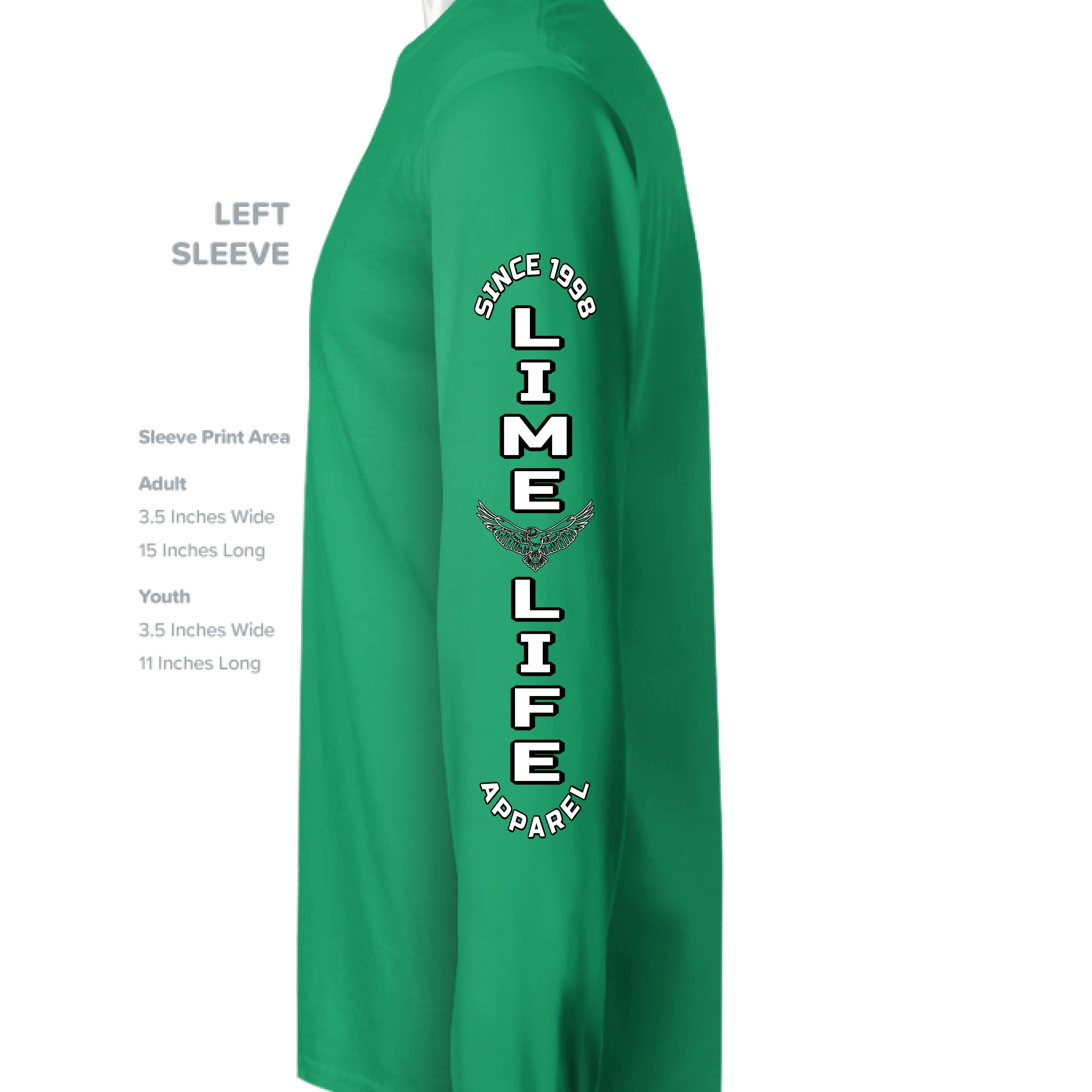 IRISH GREEN - SLEEVE_LEFT
