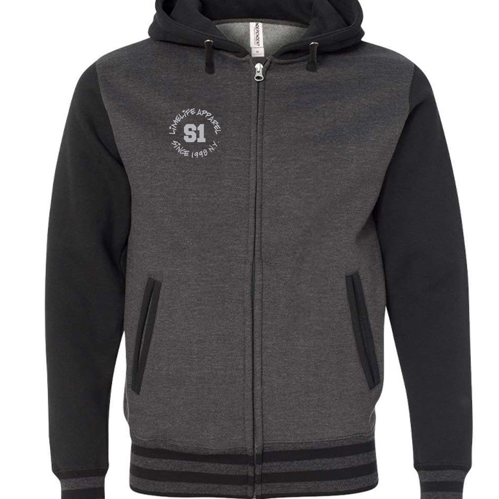 Charcoal Heather/ Black - FRONT