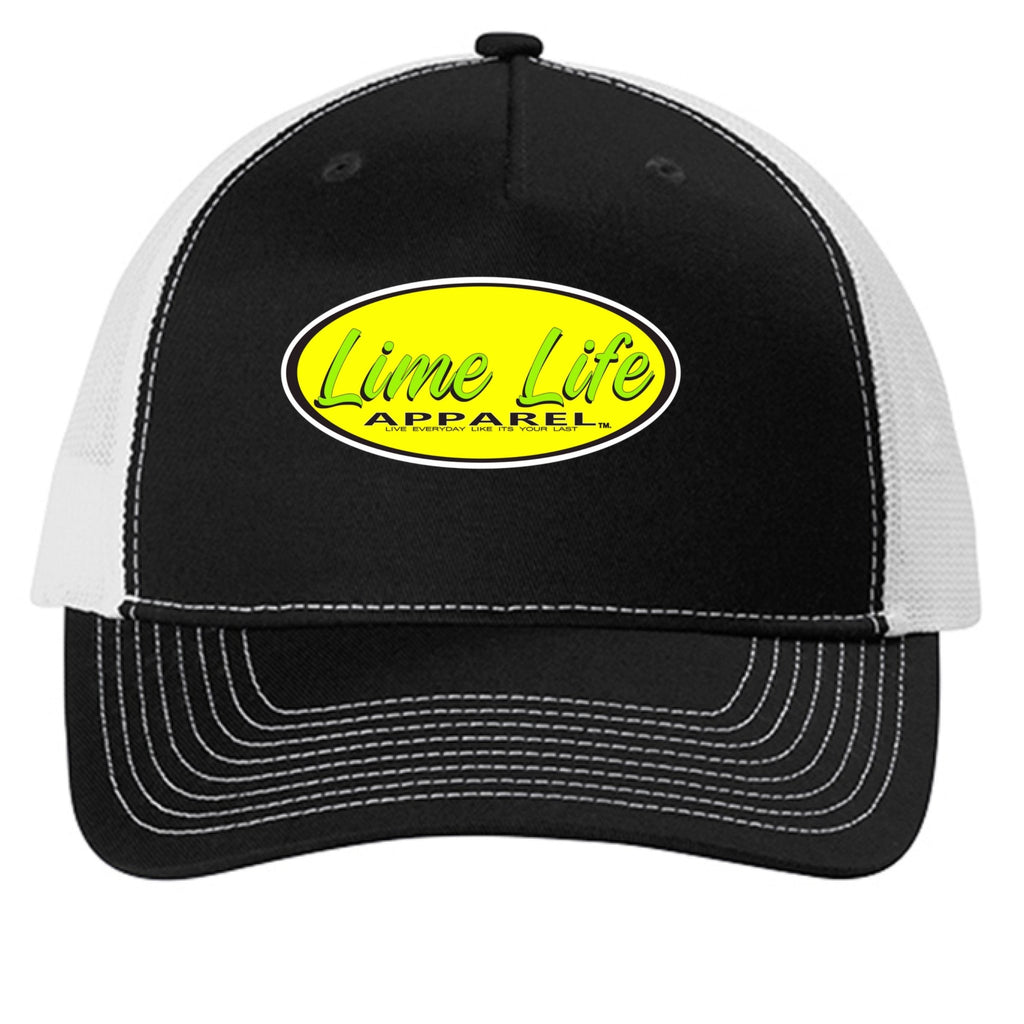 TRUCKER HAT LIME LIFE LOGO - One Spot Deals