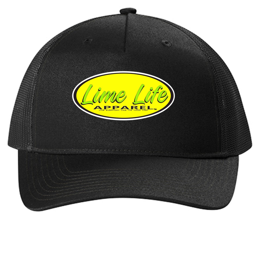 TRUCKER HAT LIME LIFE LOGO - One Spot Deals